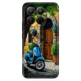 Cekuonline Xiaomi Mi 15T Pro ile Uyumlu Silikon Kılıf, Şirin Evim Temalı Desenli, Darbe Emici, Çok Renkli