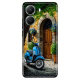 Cekuonline Xiaomi Poco X7 Pro ile Uyumlu Silikon Kılıf, Şirin Evim Temalı Desenli, Darbe Emici, Çok Renkli