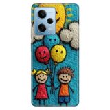 Cekuonline Xiaomi Redmi Note 12 Pro 5G ile Uyumlu Çocuk Olmak Temalı Desenli Darbe Emici Silikon Kılıf