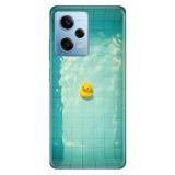 Cekuonline Xiaomi Redmi Note 12 Pro 5G ile Uyumlu Havuz Keyfi Temalı Desenli Darbe Emici Silikon Kılıf