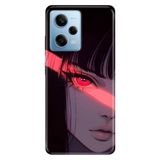 Cekuonline Xiaomi Redmi Note 12 Pro 5G ile Uyumlu Kılıf, Beauty Anime Temalı Desenli, Darbe Emici Silikon