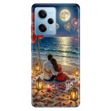 Cekuonline Xiaomi Redmi Note 12 Pro 5G ile Uyumlu Kılıf, Benimle Evlenirmisin Temalı Desenli, Darbe Emici Silikon