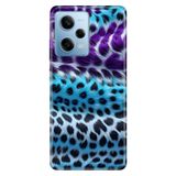 Cekuonline Xiaomi Redmi Note 12 Pro 5G ile Uyumlu Kılıf, Crocos Temalı Desenli, Darbe Emici Silikon, Çok Renkli