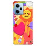 Cekuonline Xiaomi Redmi Note 12 Pro 5G ile Uyumlu Kılıf, Eğlence Temalı Desenli, Darbe Emici Silikon