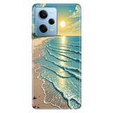 Cekuonline Xiaomi Redmi Note 12 Pro 5G ile Uyumlu Kılıf, Jamaica Temalı Desenli, Darbe Emici Silikon