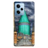 Cekuonline Xiaomi Redmi Note 12 Pro 5G ile Uyumlu Kılıf, Mevlana Türbesi Temalı Desenli, Darbe Emici Silikon