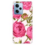 Cekuonline Xiaomi Redmi Note 12 Pro 5G ile Uyumlu Kılıf, Mis Kokulu Çiçek Temalı Desenli, Darbe Emici Silikon