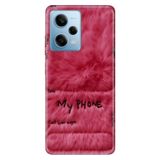 Cekuonline Xiaomi Redmi Note 12 Pro 5G ile Uyumlu Kılıf, My Phone Temalı Desenli, Darbe Emici Silikon