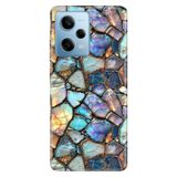 Cekuonline Xiaomi Redmi Note 12 Pro 5G ile Uyumlu Kılıf, Penn Glass Temalı Desenli, Darbe Emici Silikon