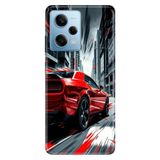 Cekuonline Xiaomi Redmi Note 12 Pro 5G ile Uyumlu Kılıf, Son Sürat Temalı Desenli, Darbe Emici Silikon
