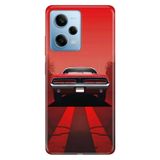Cekuonline Xiaomi Redmi Note 12 Pro 5G ile Uyumlu Kılıf, V8 Classic Temalı Desenli, Darbe Emici Silikon