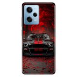 Cekuonline Xiaomi Redmi Note 12 Pro 5G ile Uyumlu Kılıf, Yakışıklı Araba Temalı Desenli, Darbe Emici Silikon