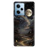 Cekuonline Xiaomi Redmi Note 12 Pro 5G ile Uyumlu Kılıf, Yaldızlı Yıldızlar Temalı Desenli, Darbe Emici Silikon