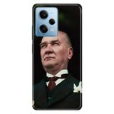Cekuonline Xiaomi Redmi Note 12 Pro 5G ile Uyumlu Mustafa Kemalim Temalı Desenli Darbe Emici Silikon Kılıf