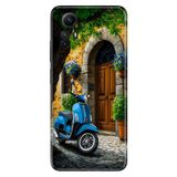 Cekuonline Xiaomi Redmi Note 12S ile Uyumlu Şirin Evim Temalı Desenli Darbe Emici Silikon Kılıf, Çok Renkli