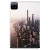Cekuonline Xiaomi Redmi Pad 10.6" ile Uyumlu Desenli Silikon Kılıf, Shanghai, Çok Renkli avonm-v-cvr459119