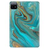 Cekuonline Xiaomi Redmi Pad 10.6" ile Uyumlu Kılıf, Desenli Silikon, Liquid Mermer, Çok Renkli avonm-v-cvr459063