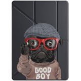 cekuonline Xiaomi Redmi Pad 10.6" ile Uyumlu Tablet Kılıfı, Uyku Modlu, Kalem Bölmeli, Tri Folding, Good Boy, Siyah