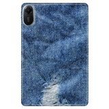 Cekuonline Xiaomi Redmi Pad 2 11" ile Uyumlu Desenli Silikon Kılıf, Jean avonm-v-cvr458837