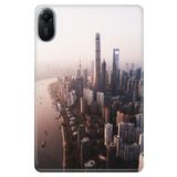 Cekuonline Xiaomi Redmi Pad 2 11" ile Uyumlu Desenli Silikon Kılıf, UV Baskılı, Şangay, Çok Renkli avonm-v-cvr458920