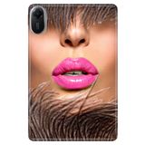 Cekuonline Xiaomi Redmi Pad 2 11" ile Uyumlu Desenli Silikon Tablet Kılıfı, MakeUp, Çok Renkli avonm-v-cvr458868