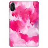 Cekuonline Xiaomi Redmi Pad 2 11" ile Uyumlu Desenli Silikon Tablet Kılıfı, UV Baskılı, Pembe avonm-v-cvr458900