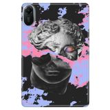 Cekuonline Xiaomi Redmi Pad 2 11" ile Uyumlu Kılıf, Desenli Silikon, Fashion Human, Çok Renkli avonm-v-cvr458807