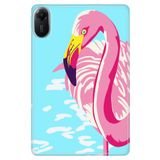 Cekuonline Xiaomi Redmi Pad 2 11" ile Uyumlu Kılıf, Desenli Silikon, Flamingo, UV Baskılı avonm-v-cvr458809