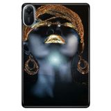 Cekuonline Xiaomi Redmi Pad 2 11" ile Uyumlu Kılıf, Desenli Silikon, İkon Kadın, Çok Renkli avonm-v-cvr458829