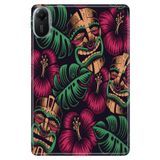 Cekuonline Xiaomi Redmi Pad 2 11" ile Uyumlu Kılıf, Desenli Silikon, Kabile, Çok Renkli avonm-v-cvr458838