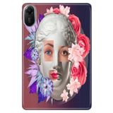Cekuonline Xiaomi Redmi Pad 2 11" ile Uyumlu Kılıf, Desenli Silikon, Kreatif Yüz, Çok Renkli avonm-v-cvr458856