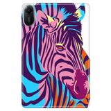 Cekuonline Xiaomi Redmi Pad 2 11" ile Uyumlu Kılıf, Desenli Silikon, Zebra, Çok Renkli avonm-v-cvr458954