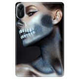 Cekuonline Xiaomi Redmi Pad 2 11" ile Uyumlu Kılıf, Desenli Silikon, Zombi Kadın, UV Baskılı avonm-v-cvr458957