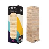 ÇEKUP 54 Parça Ahşap Denge Oyunu 3+ Yaş 2+ Oyuncu