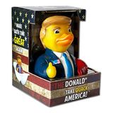 CelebriDucks - Donald Trump Duck - Yüzen Lastik Ördekler - Her Yaştan Çocuklar ve Yetişkinler için Koleksiyon Banyo Oyuncak Hediyesi