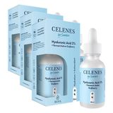 Celenes By Sweden Hyaluronic Acid 2% + Ferment Active Gojiberry Yüz Serumu (3 paketi)