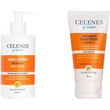 celenes by sweden Sea buckthorn Vücut Losyonu + Yaşlanma Karşıtı El Bakım Kremi 2'li Set