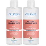 Celenes Cloudberry Kuru Hassas Ciltler 2x250 ml Misel Yüz Temizleme Suyu