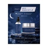 Celenoir Göz Çevresi Kremi ve Gece Serumu Seti, Tamamlayıcı Bakım, Yoğun Nemlendirici, Cilt Tonu Eşitleyici, Kırışıklık Karşıtı Bakım, Güçlendirici Göz Altı Bakım Kremi
