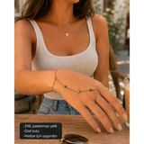 Celestia Nazar Hand Chain Bracelet Yıldız Ve Nazar Boncuğu Motifli Şahmeran Bileklik