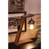 Celestia Retro Modern Ahşap Masa Lamba Oturma Odası Yatak Odası Dekoratif Aydınlatma İskandinav Model Abajur