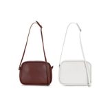 CELESTIAL COLLECTION 2 li Mini Askılı Ayarlanabilir Çapraz Askılı Kadın Omuz Çantası (Bordo-Beyaz)