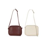 CELESTIAL COLLECTION 2 li Mini Askılı Ayarlanabilir Çapraz Askılı Kadın Omuz Çantası (Bordo-Krem)