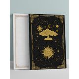 Celestial, Gök Rüyası Tarot Kartı Manifest, Olumlama, Mantra, Spiritüel, Meditasyon Kanvas Tablo
