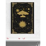 Celestial, Gök Rüyası Tarot Kartı Manifest, Olumlama, Mantra, Spiritüel, Meditasyon Poster, Afiş