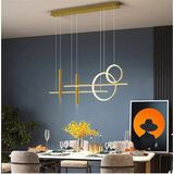Celestial Modern Tasarım Ledli Avize - Gold