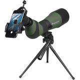 Celestron Landscout 20-60X80MM Açısal Zoom Gözlem Teleskobu, Masa Üstü Üçayak ve Akıllı Telefon Adaptörü, Hayvan Gözlem Için Teleskop - Yeşil