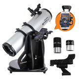 Celestron – StarSense Explorer 150mm Masaüstü Dobsonian Akıllı Telefon Uygulaması Etkin Teleskop - Bulutsuları, Gezegenleri ve Daha Fazlasını Bulmanıza Yardımcı Olmak İçin StarSense Uygulaması ile