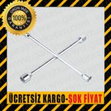 Çelik 4 Uçlu Bijon Anahtar