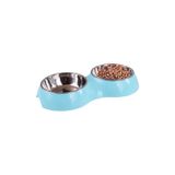 Çelik 700 ml Mavi Kaymaz Taban Kedi Köpek Mama Ve Su Kabı cin571mv